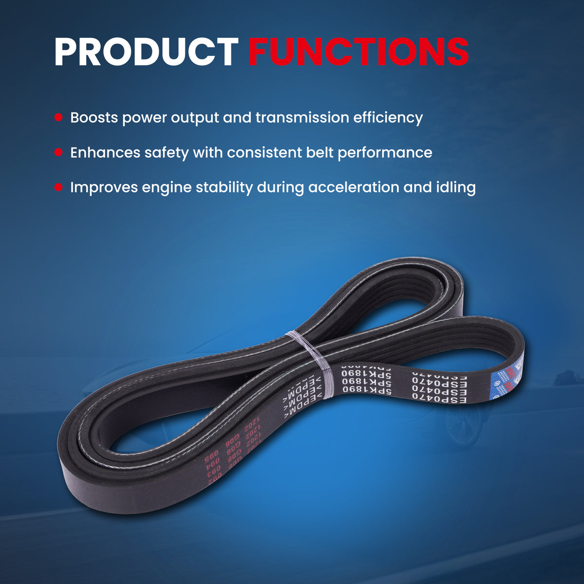 MOCA Serpentine Belt - ESP0470