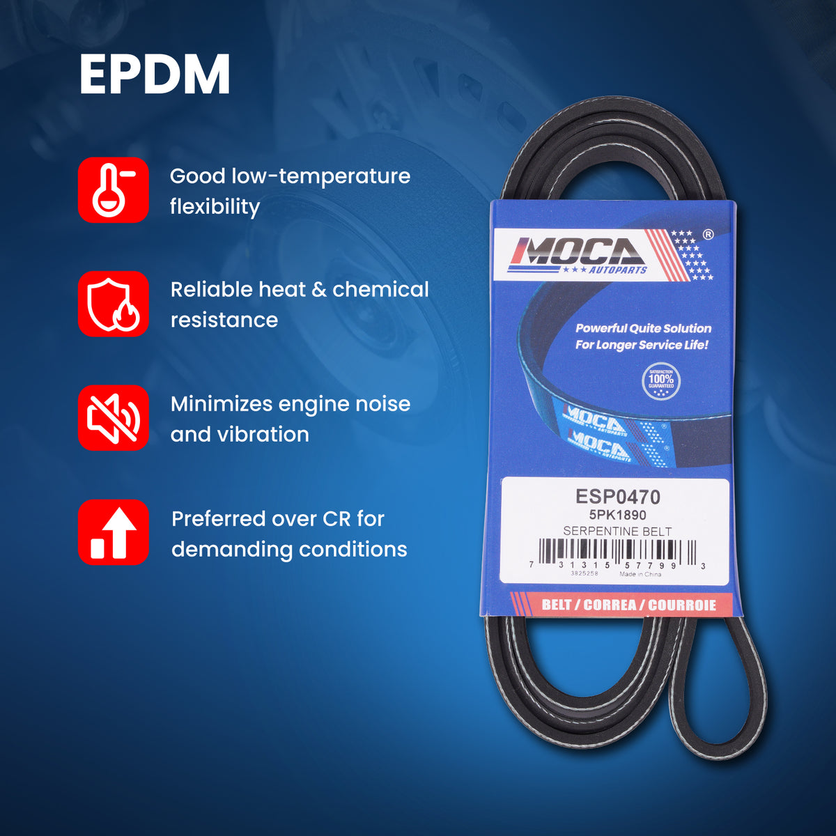 MOCA Serpentine Belt - ESP0470