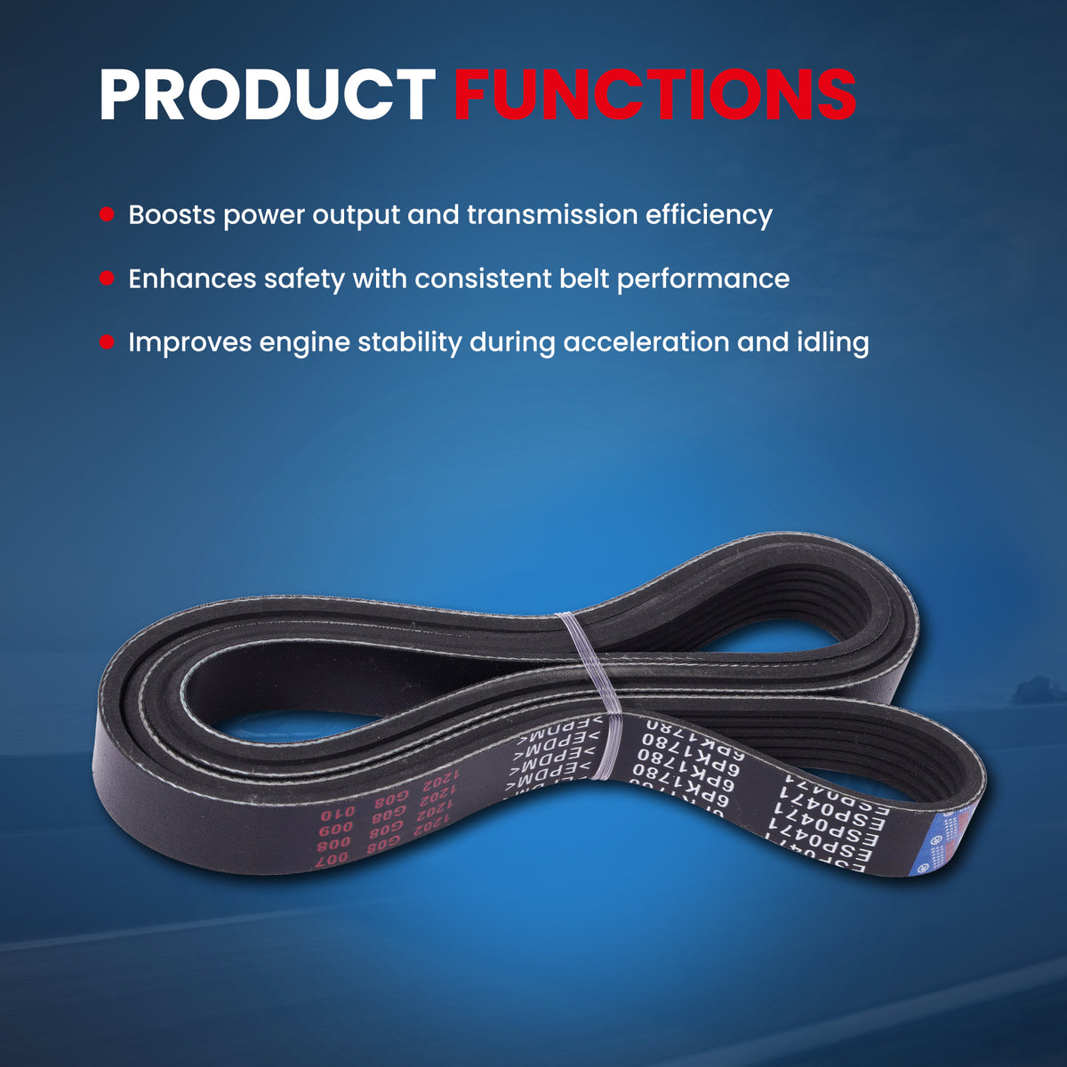 MOCA Serpentine Belt - ESP0471