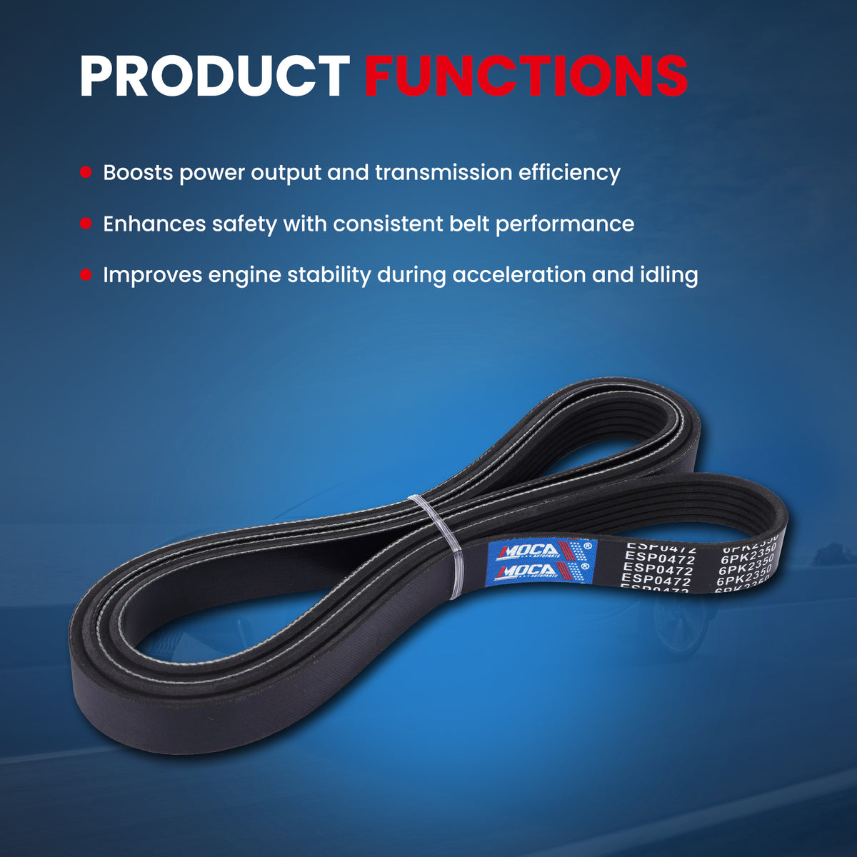 MOCA Serpentine Belt - ESP0472