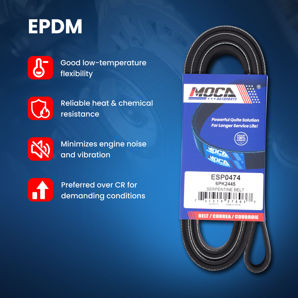 MOCA Serpentine Belt - ESP0474