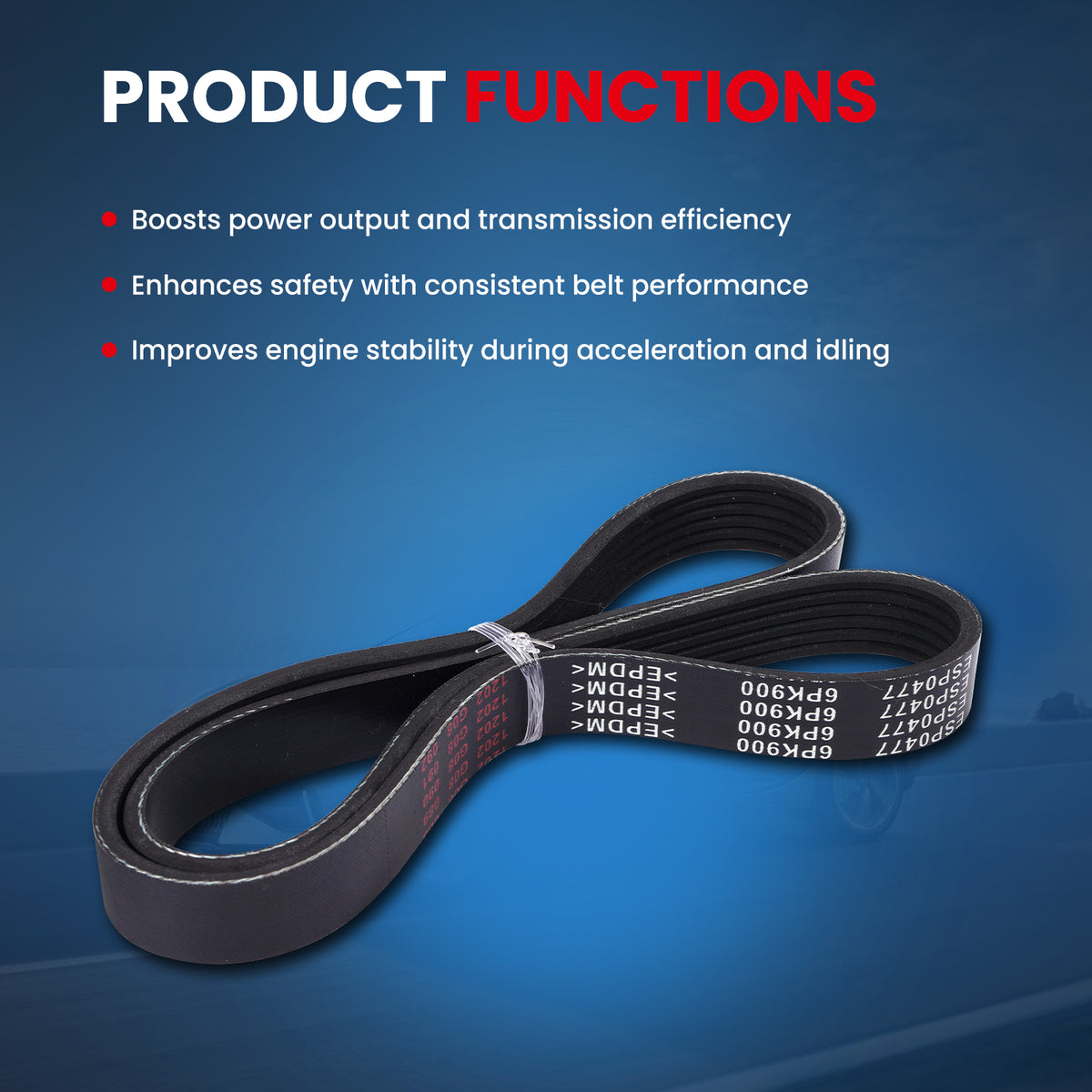 MOCA Serpentine Belt - ESP0477