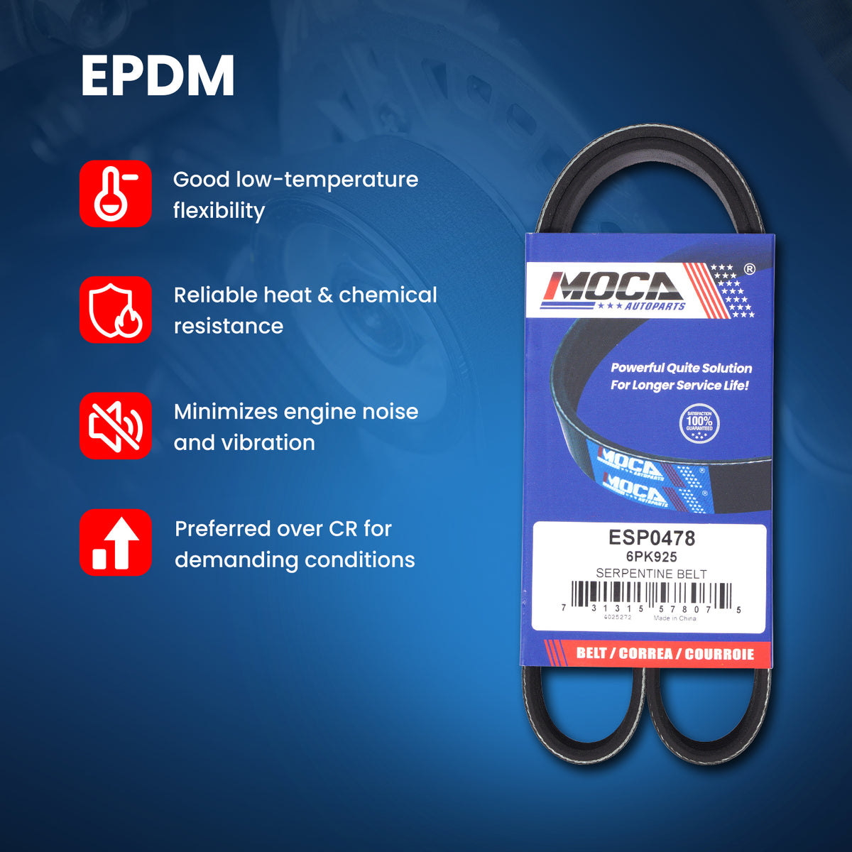 MOCA Serpentine Belt - ESP0478