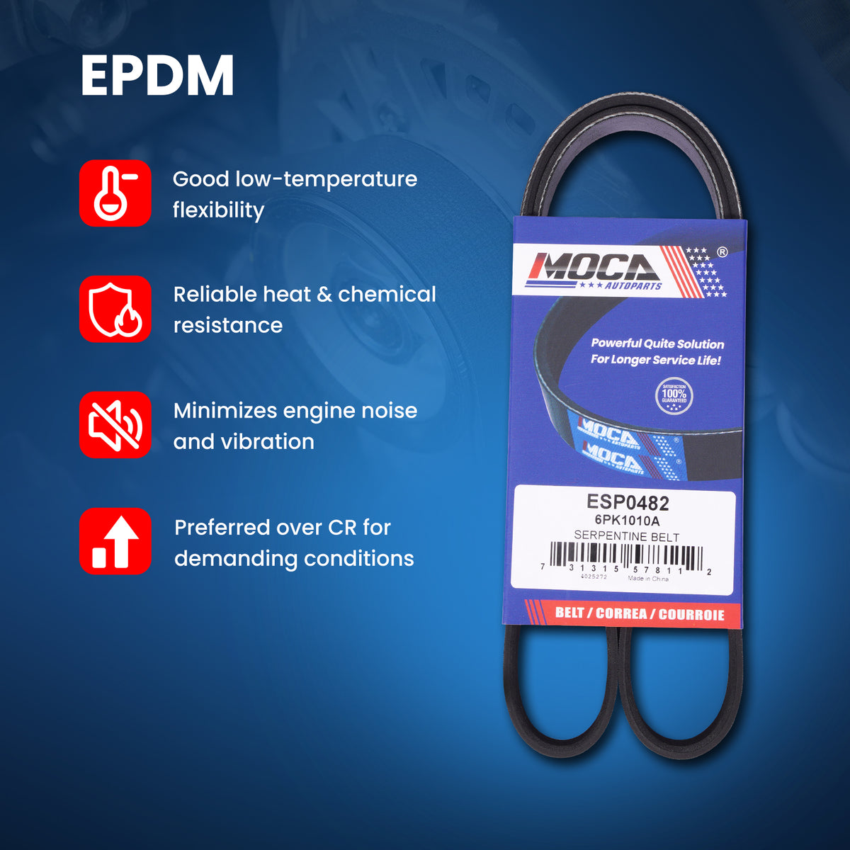 MOCA Serpentine Belt - ESP0482