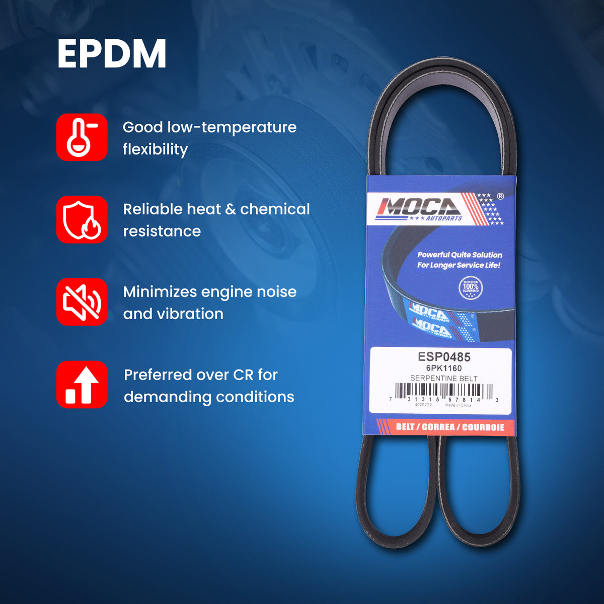 MOCA Serpentine Belt - ESP0485