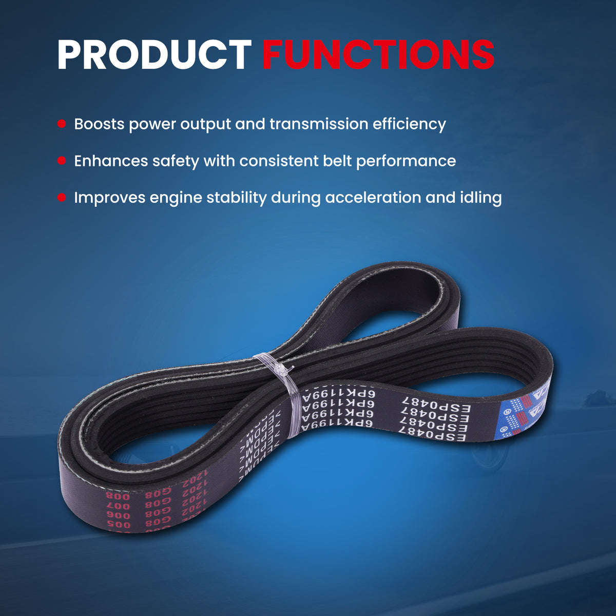 MOCA Serpentine Belt - ESP0487