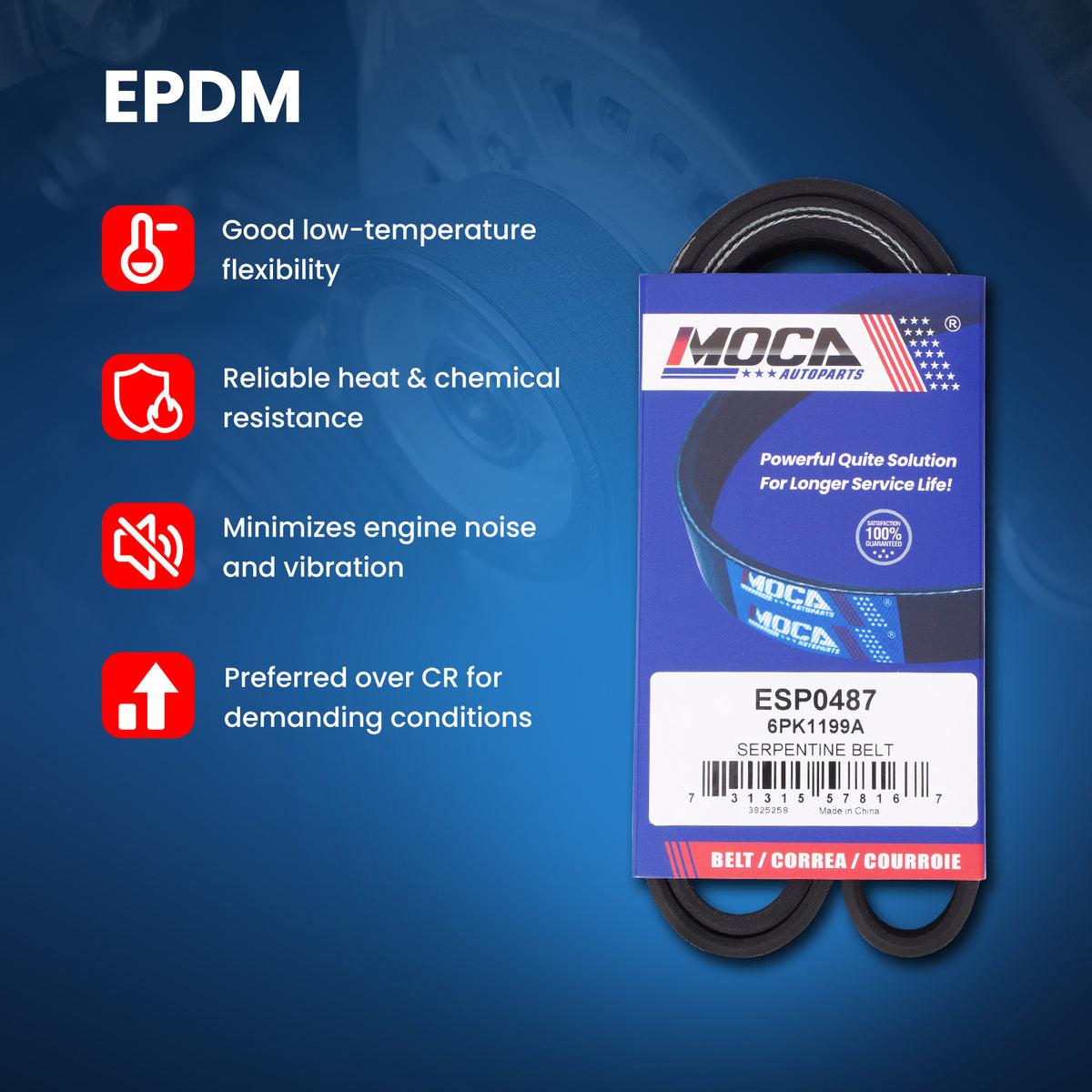 MOCA Serpentine Belt - ESP0487