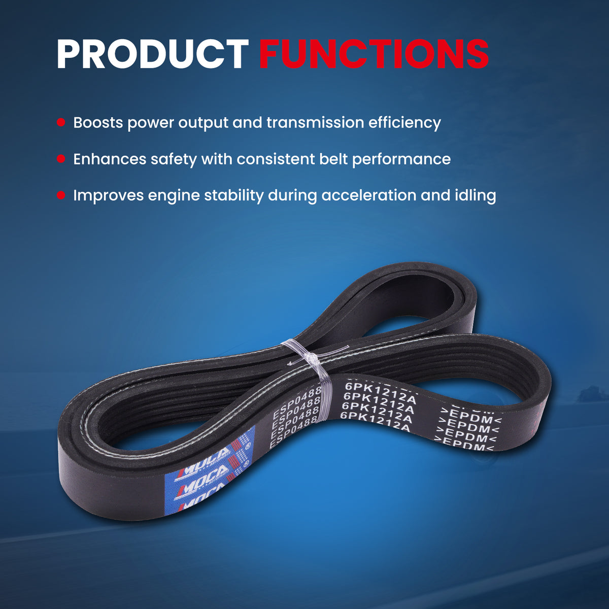 MOCA Serpentine Belt - ESP0488