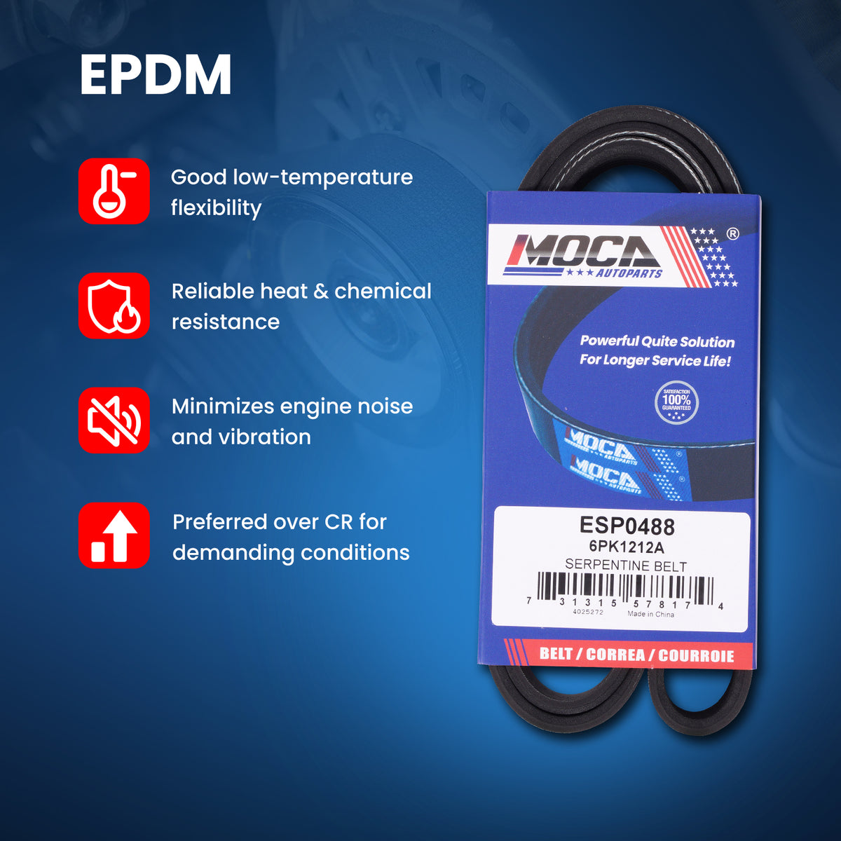 MOCA Serpentine Belt - ESP0488