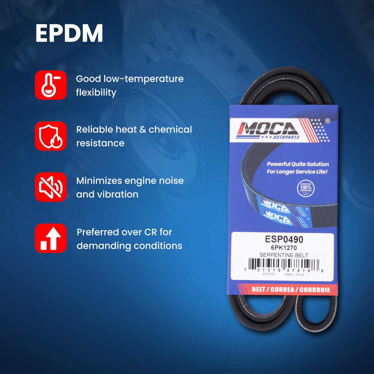 MOCA Serpentine Belt - ESP0490
