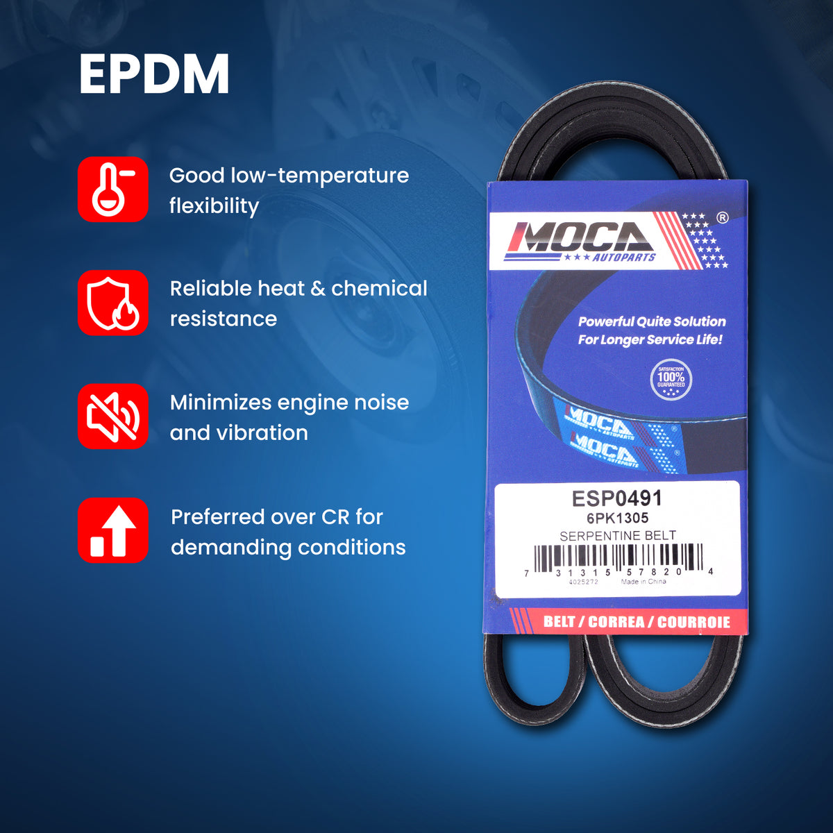 MOCA Serpentine Belt - ESP0491