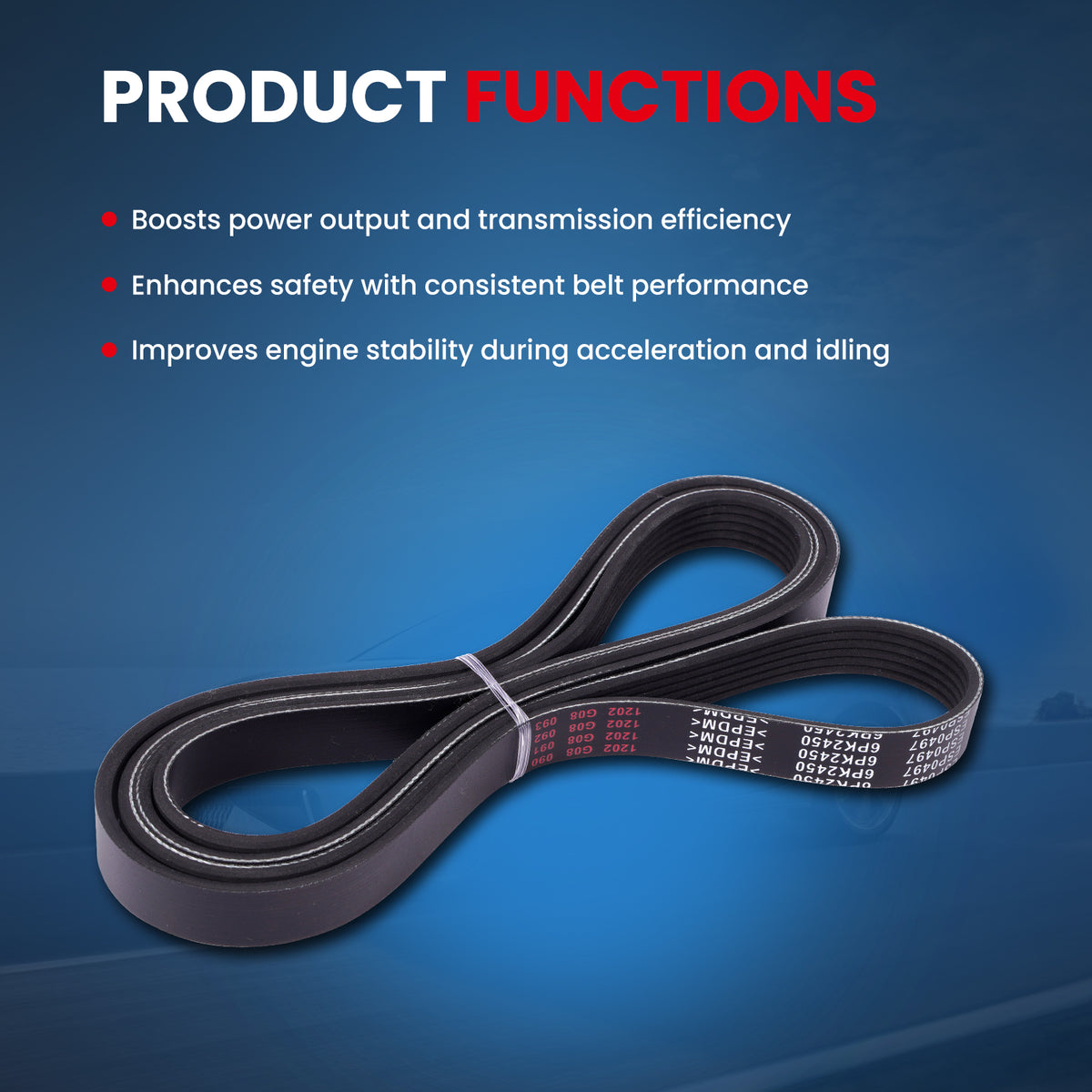 MOCA Serpentine Belt - ESP0497