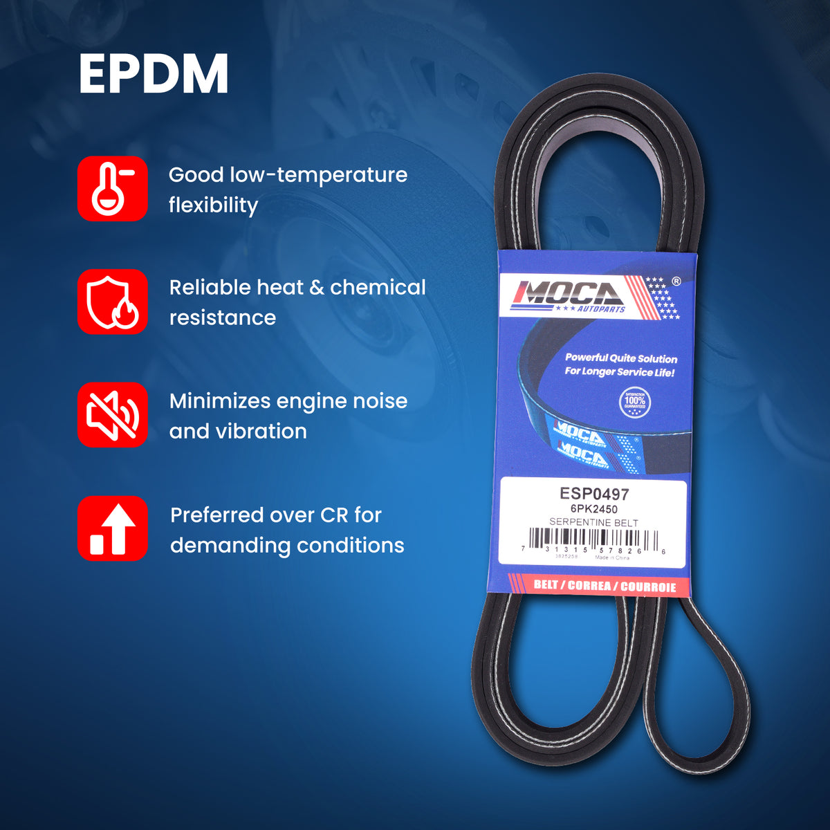 MOCA Serpentine Belt - ESP0497