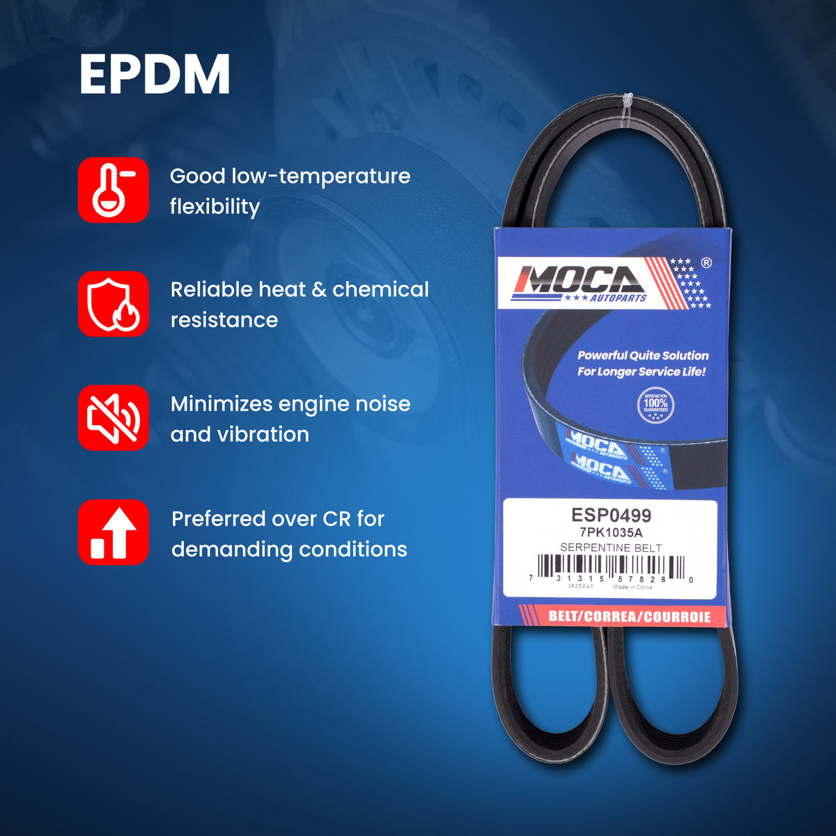 MOCA Serpentine Belt - ESP0499