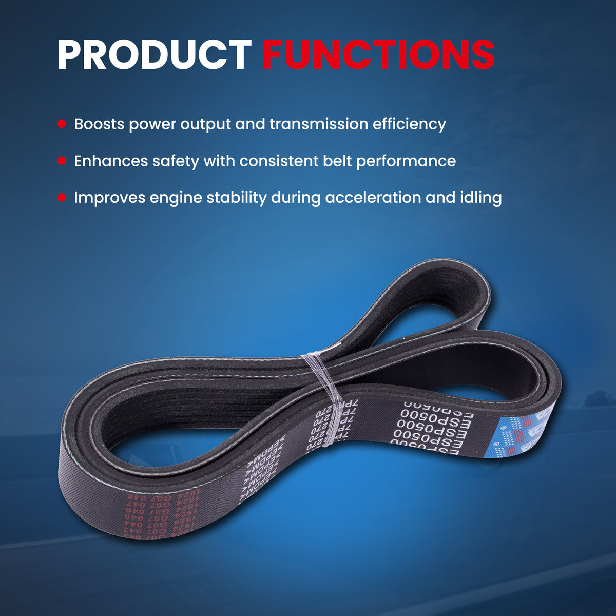 MOCA Serpentine Belt - ESP0500