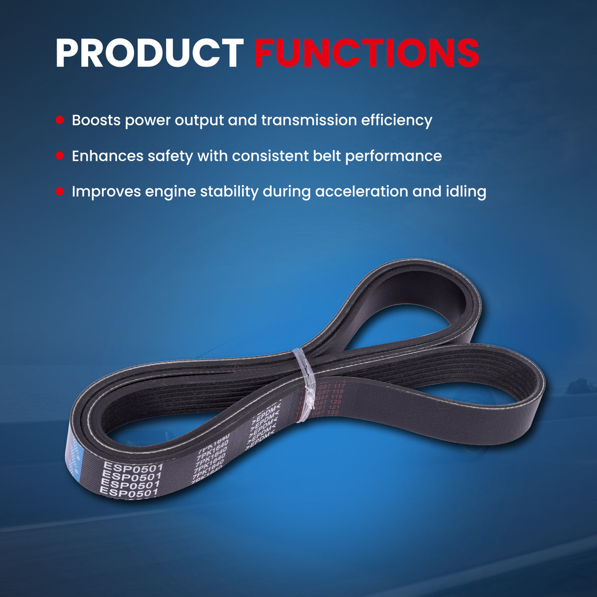 MOCA Serpentine Belt - ESP0501