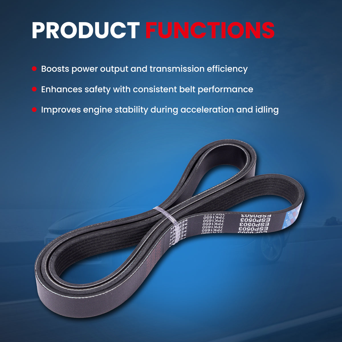 MOCA Serpentine Belt - ESP0503