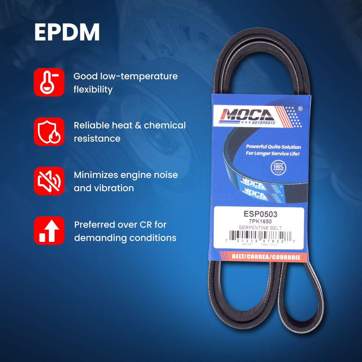MOCA Serpentine Belt - ESP0503