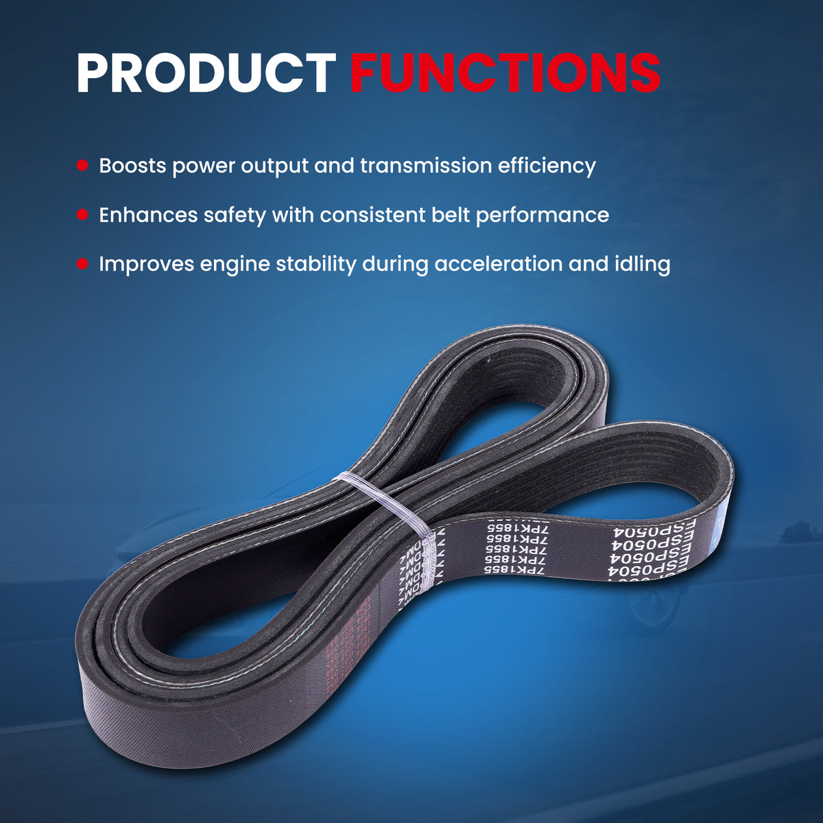 MOCA Serpentine Belt - ESP0504