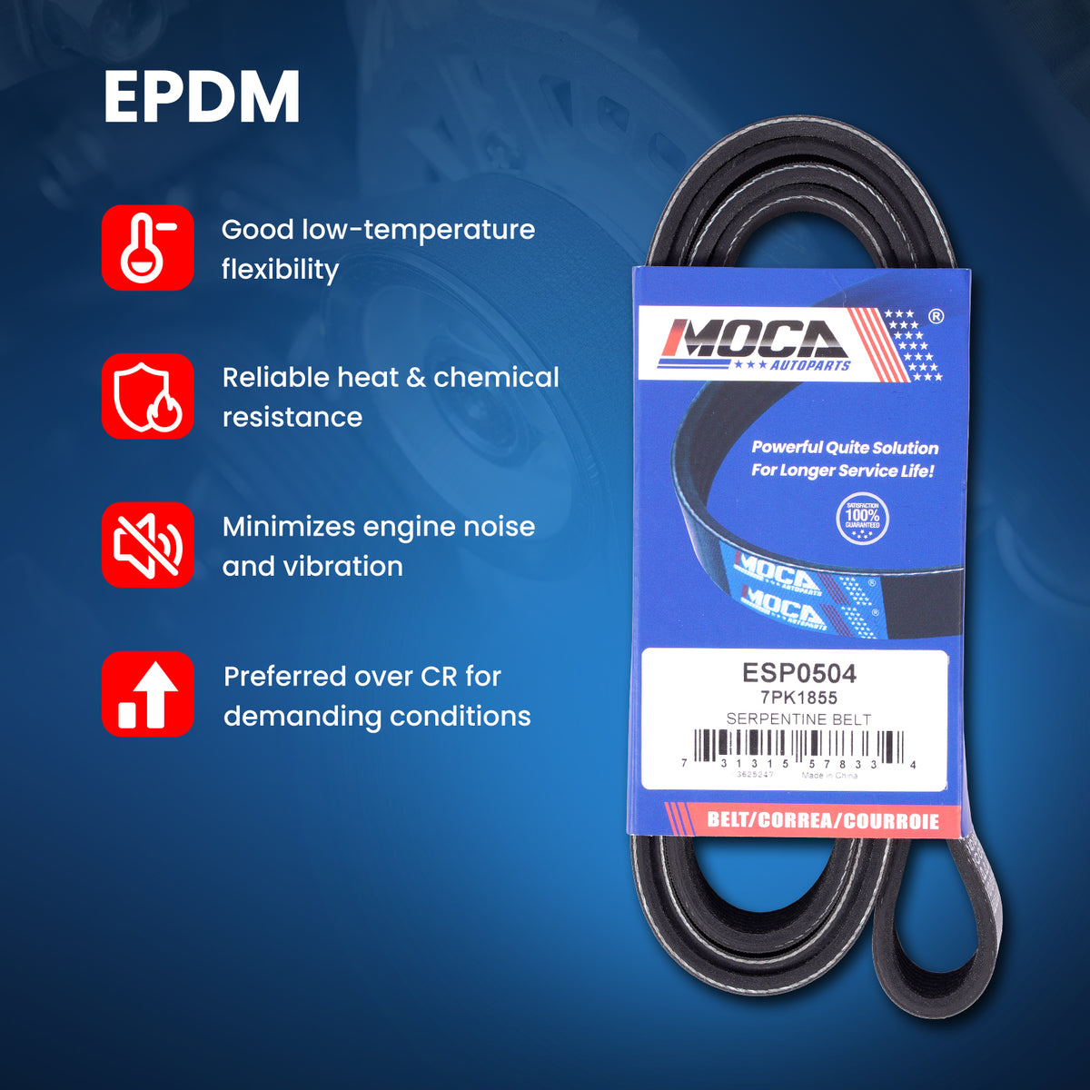 MOCA Serpentine Belt - ESP0504
