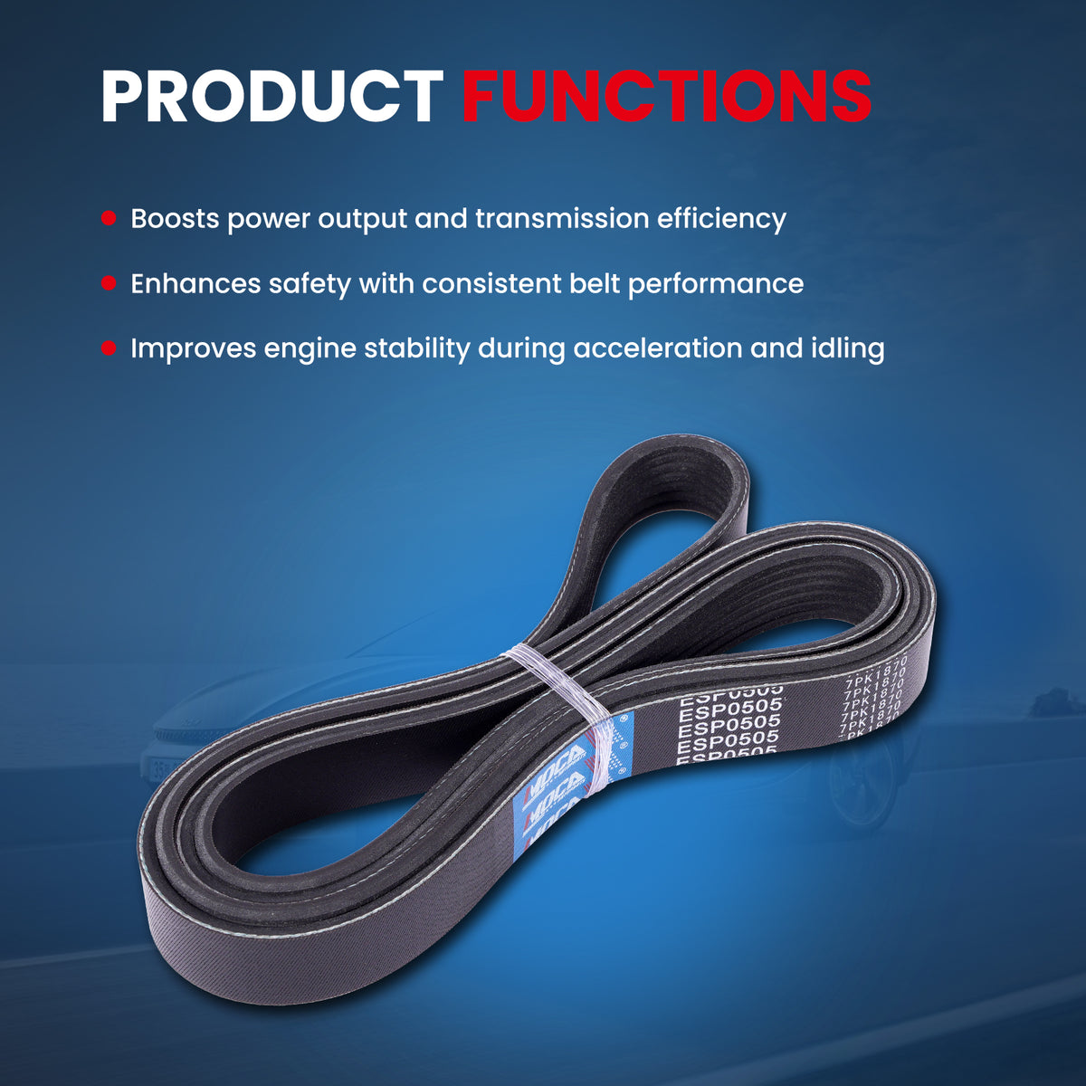 MOCA Serpentine Belt - ESP0505