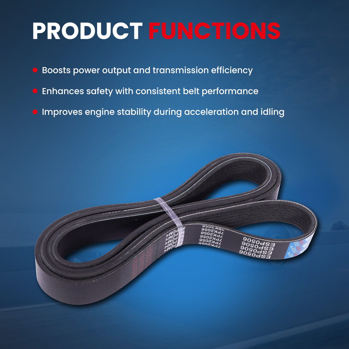 MOCA Serpentine Belt - ESP0506