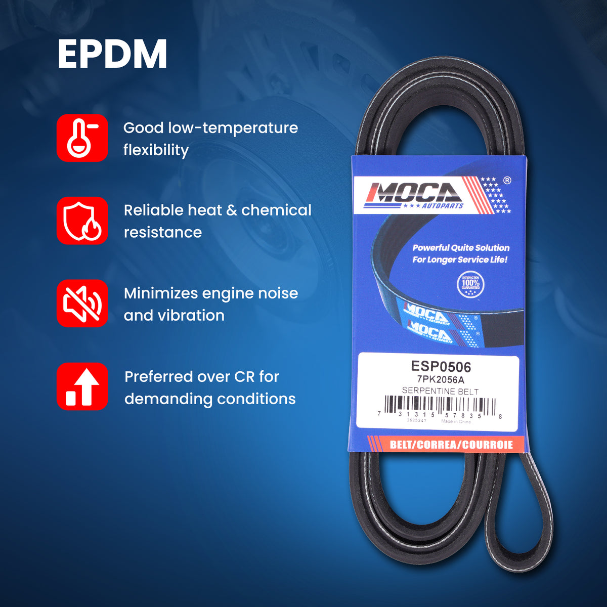 MOCA Serpentine Belt - ESP0506