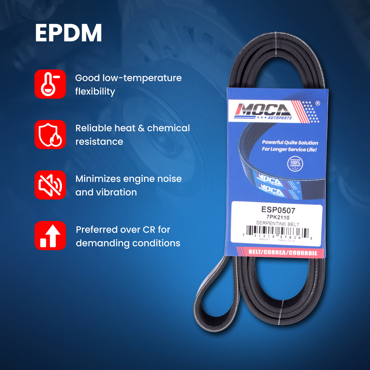 MOCA Serpentine Belt - ESP0507