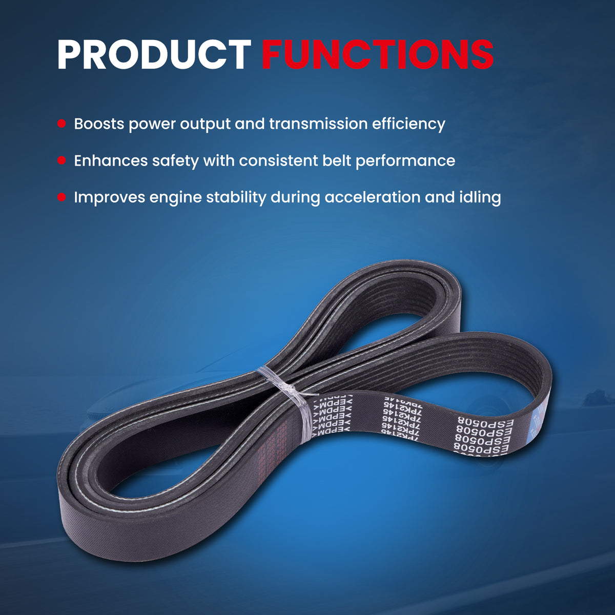 MOCA Serpentine Belt - ESP0508