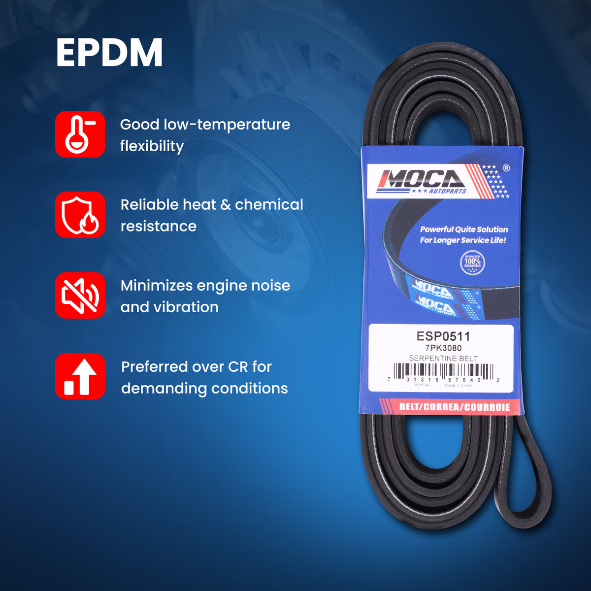 MOCA Serpentine Belt - ESP0511