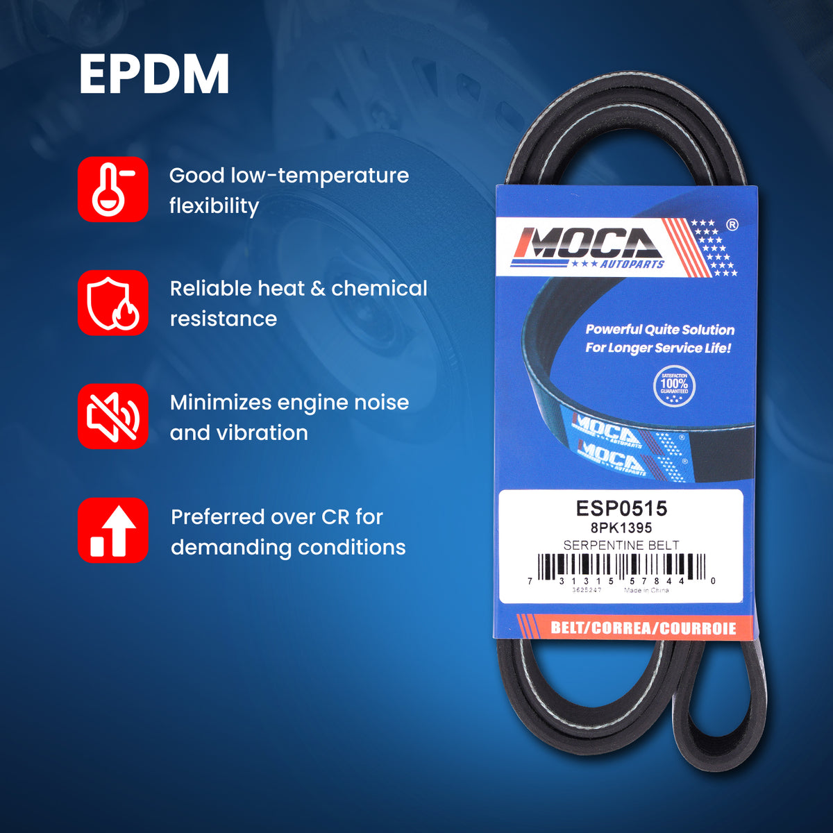 MOCA Serpentine Belt - ESP0515