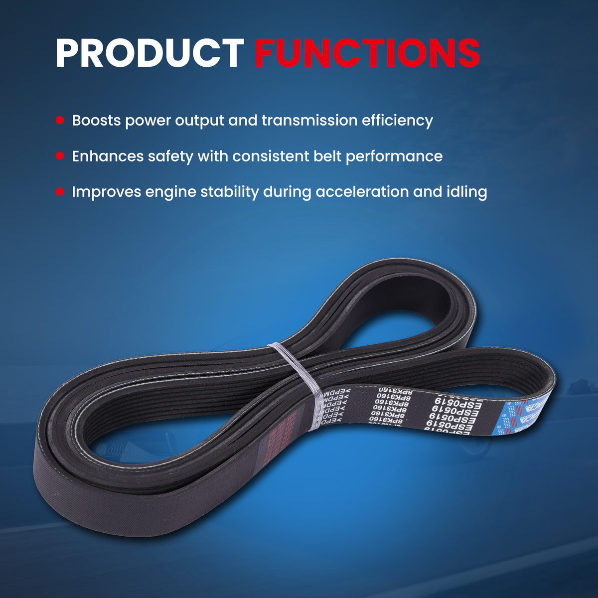 MOCA Serpentine Belt - ESP0519