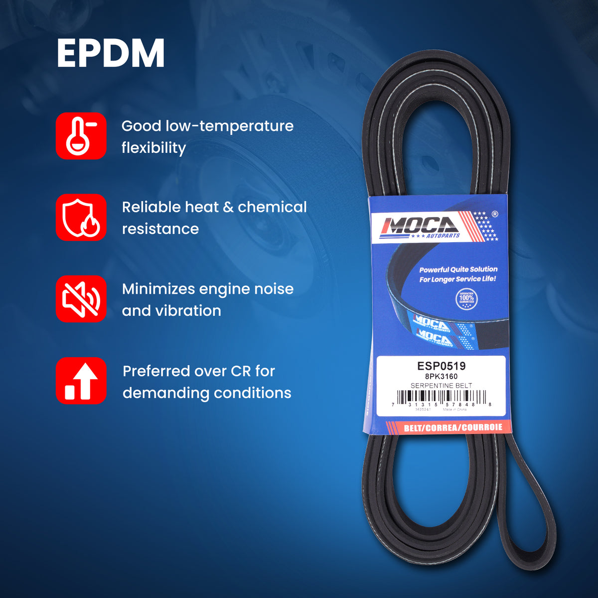 MOCA Serpentine Belt - ESP0519