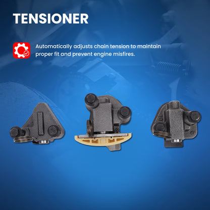 Kit de cadena de distribución compatible con Buick, Pontiac, Cadillac SRX, STS, Saab, Suzuki 3.6 24 V (modelos 06-17)