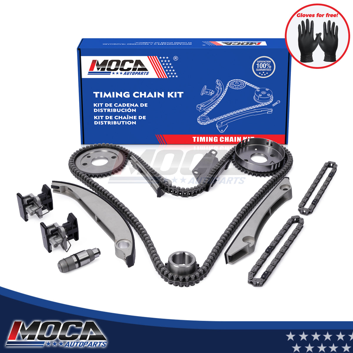 Kit de cadena de distribución compatible con Chrysler Sebring 300 Dodge 2.7L V6 (NGC Cam Gear) (modelos 02-06)