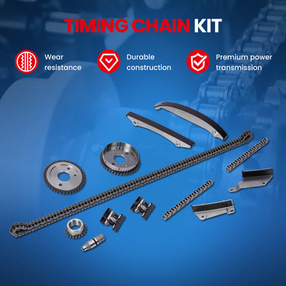 Kit de cadena de distribución compatible con Chrysler Sebring 300 Dodge 2.7L V6 (NGC Cam Gear) (modelos 02-06)