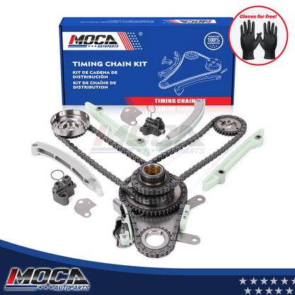 Kit de cadena de distribución (engranaje de leva NGC) compatible con Dodge Dakota Durango Grand Cherokee 02-08