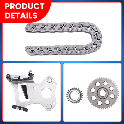 Kit de cadena de distribución compatible con Dodge Dakota Durango Ram 1500 3.9L OHV (modelos 91-03), código VIN X