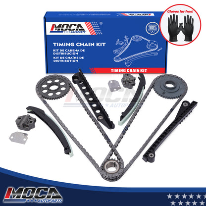 Kit de cadena de distribución compatible con Lincoln Navigator Ford 02-11 5.4L E350 E450 F250 F350 V8