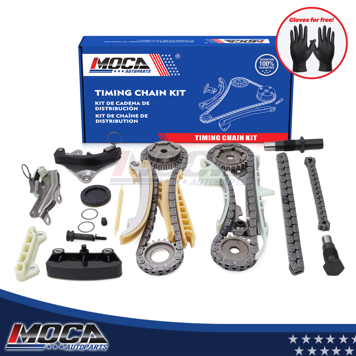 Kit de cadena de distribución compatible con Ford Explorer Ranger Mazda B4000 4.0L SOHC 9-0398SB (modelos 97-10)