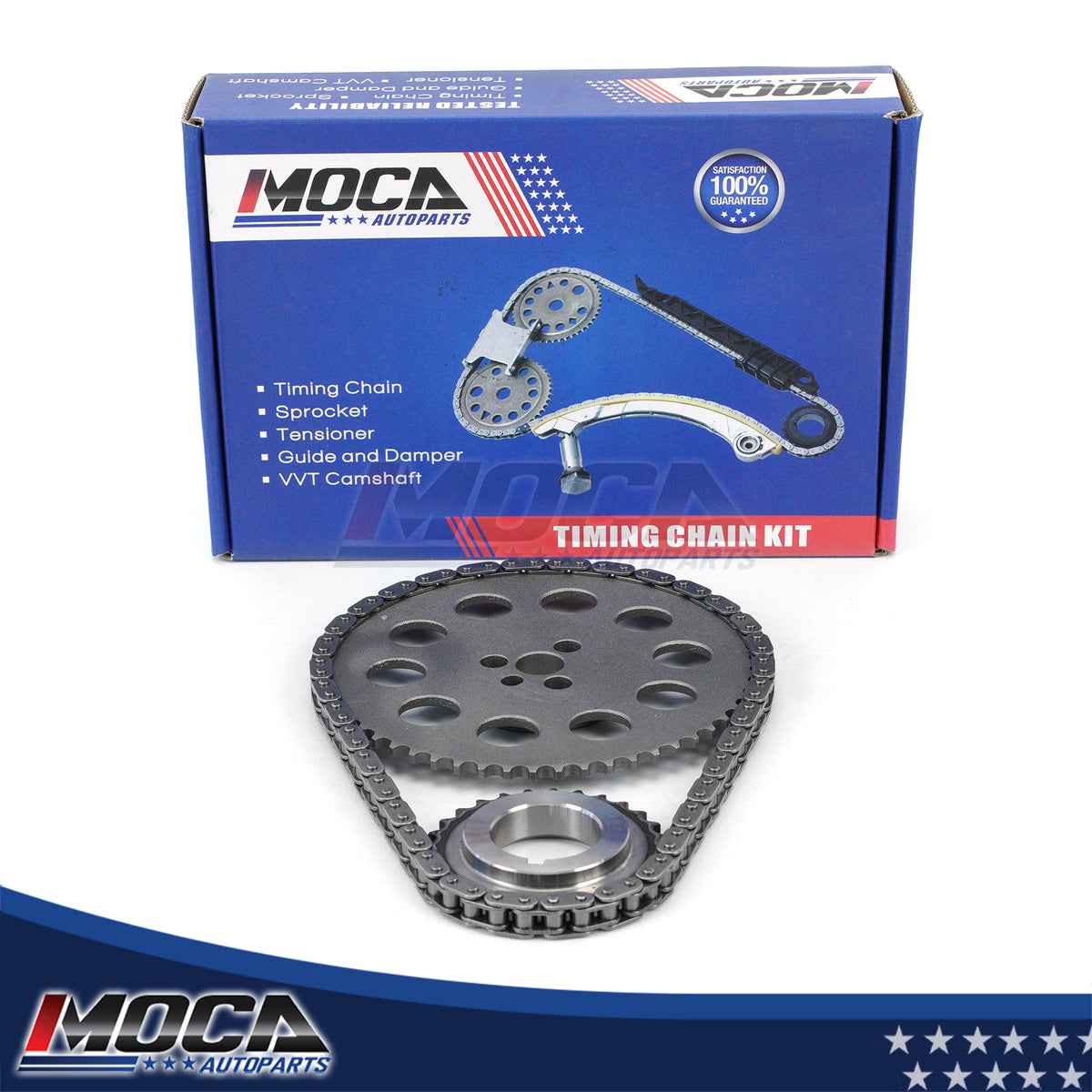 Kit de cadena de distribución para Chevrolet Express GMC 99-07, motor 4.3L V6, 262 CID, VIN "W, X"