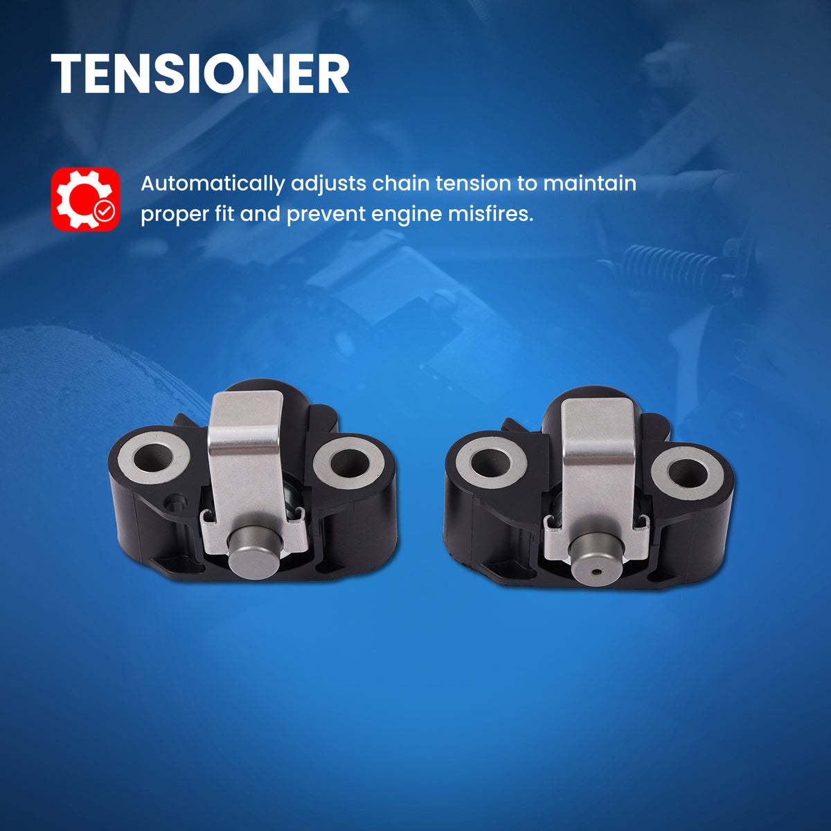 Kit de cadena de distribución del motor compatible con Ford E-150 E-250 Lincoln Mercury 4.6L V8 SOHC 00-11