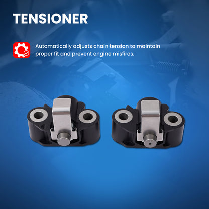 Kit de cadena de distribución del motor compatible con Ford E-150 E-250 Lincoln Mercury 4.6L V8 SOHC 00-11