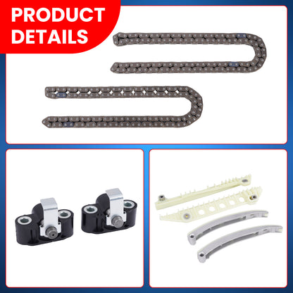 Kit de cadena de distribución y leva VVT compatible con Ford Mustang F150 Explorer Mercury 4.6L V8 05-10