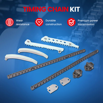 Kit de cadena de guía de distribución sin engranajes, 2 pernos, compatible con FORD EXPEDITION 4.6 1997-2004, nuevo