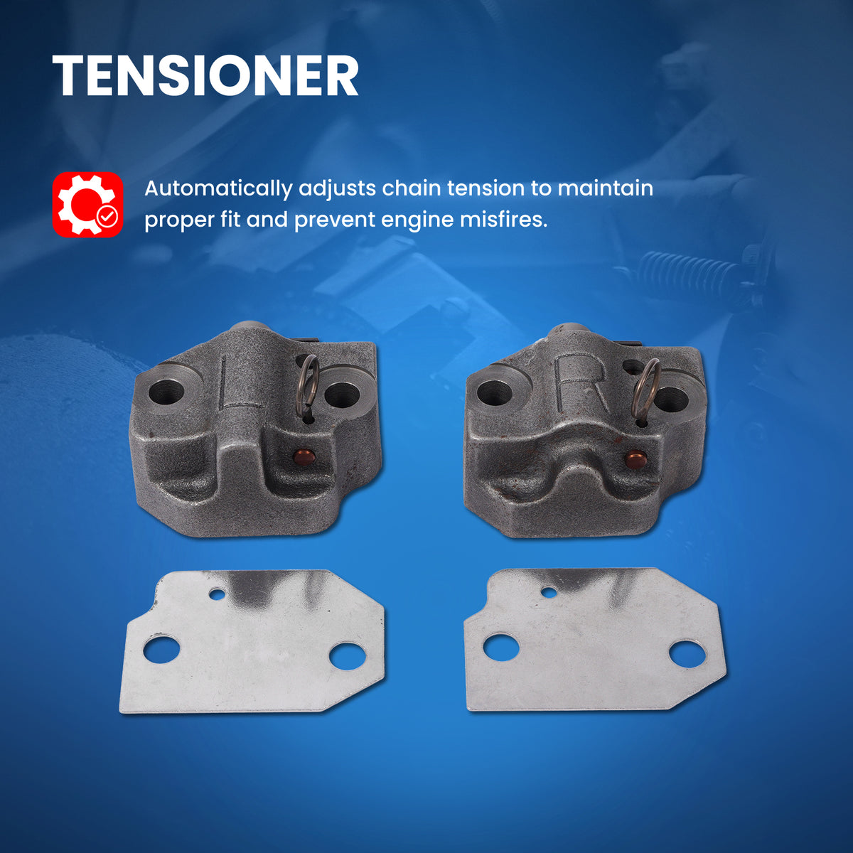 Kit de cadena de guía de distribución sin engranajes, 2 pernos, compatible con FORD EXPEDITION 4.6 1997-2004, nuevo