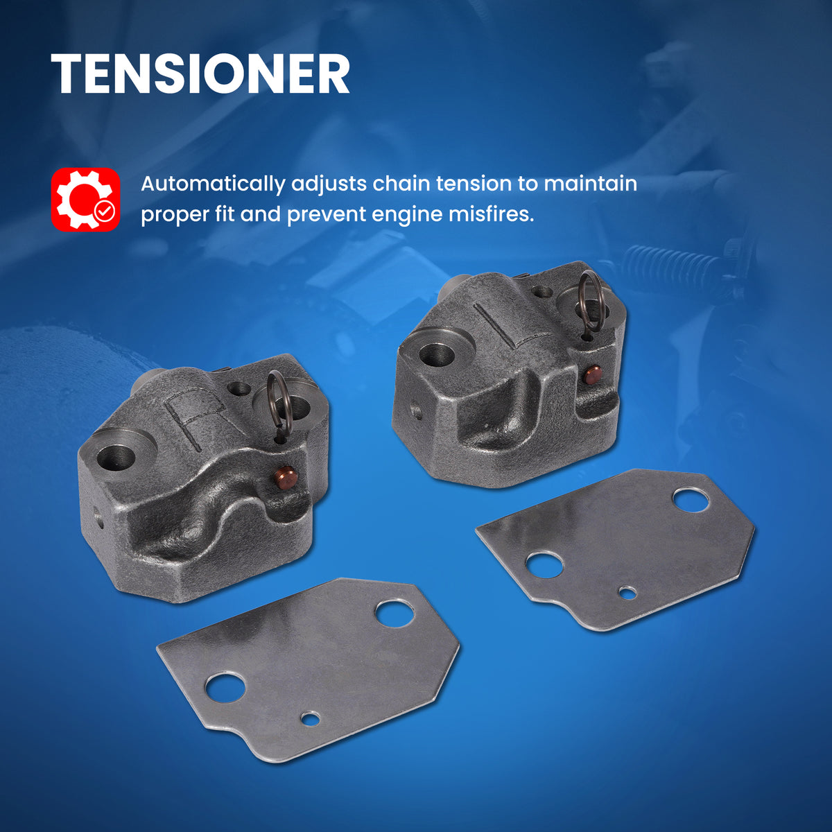 Kit de cadena de distribución compatible con Ford 02-97 F150 F250 E350 F450 Econoline 5.4L 6.8L SOHC