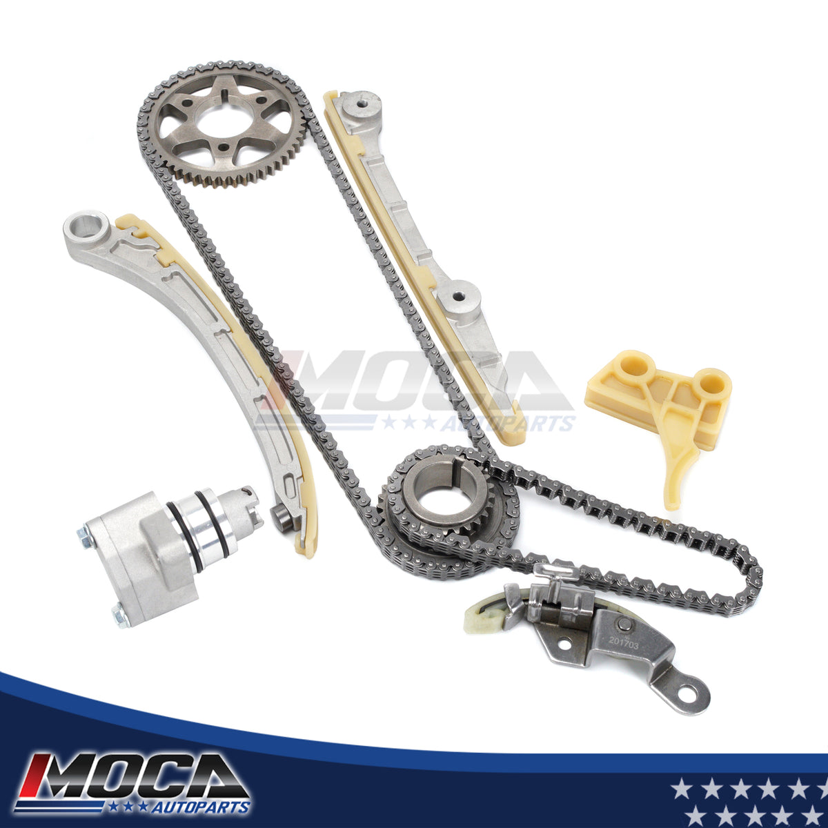 Kit de cadena de distribución compatible con Honda S2000 2.0L y 2.2L F20C F22C1 DOHC 2000-2009