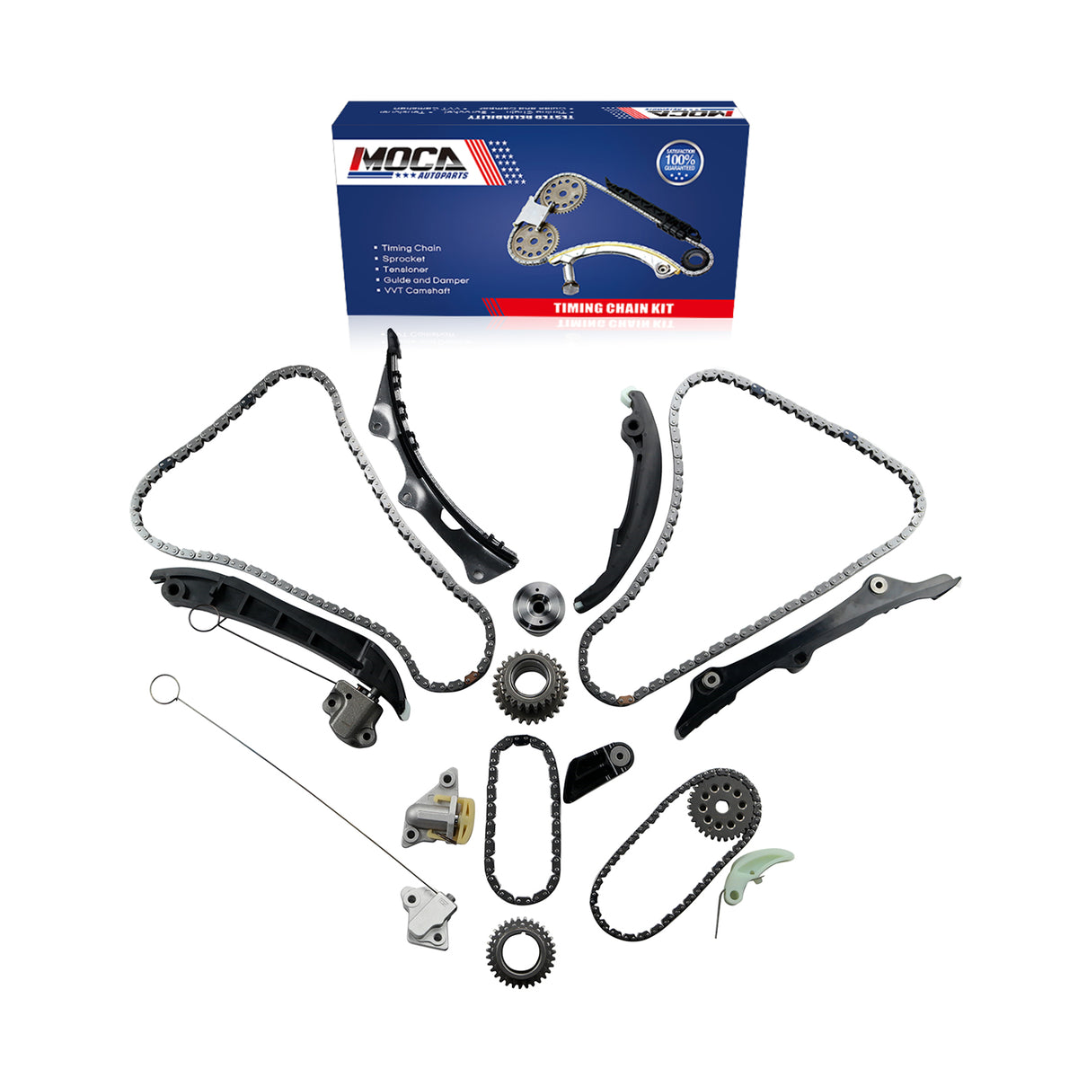 Kit de cadena de distribución compatible con Dodge Chrysler Jeep V6-3.6L Pentastar 3.6L 200 300 11-15