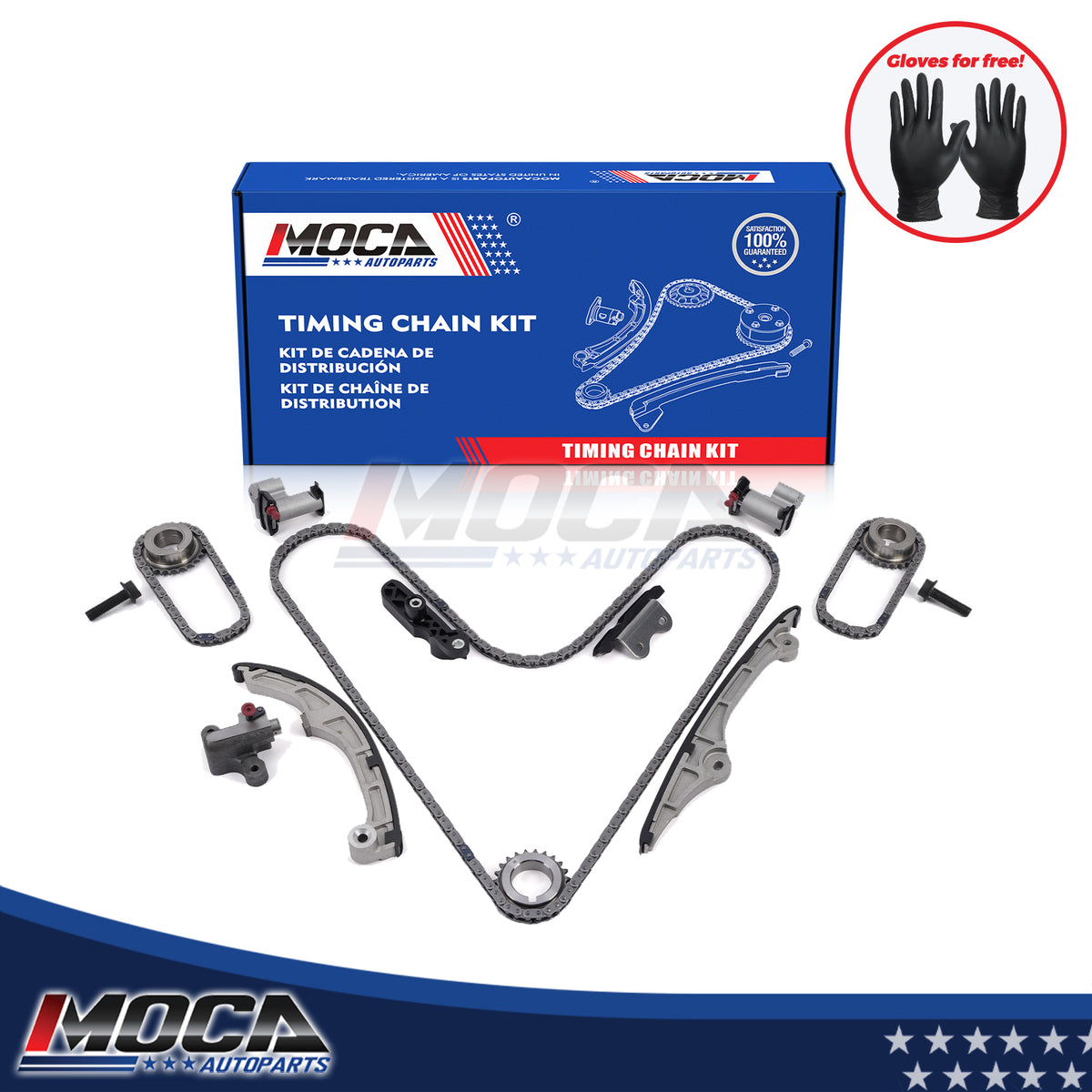 Kit de cadena de distribución compatible con Ford Mazda Mercury 3.5L 3.7L V6 DOHC 07-11 NUEVO